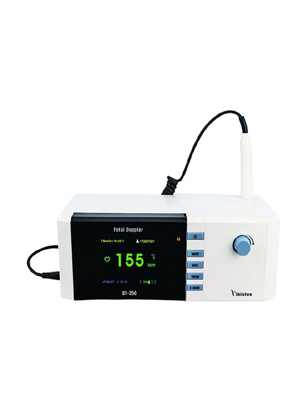 Bistos BT-250 Desktop Fetal Doppler console with display and controls