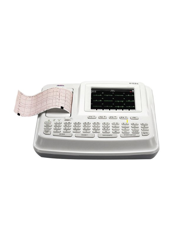 جهاز تخطيط القلب متعدد القنوات Aveus AV-ECG-6 – أبيض