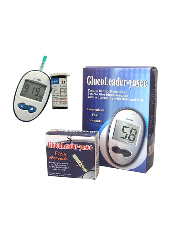Glucose meter showing 120 mg/dL blood sugar reading