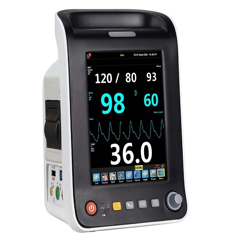 Toulin PG S10 Patient Monitor showing vital signs on a bright LCD screen