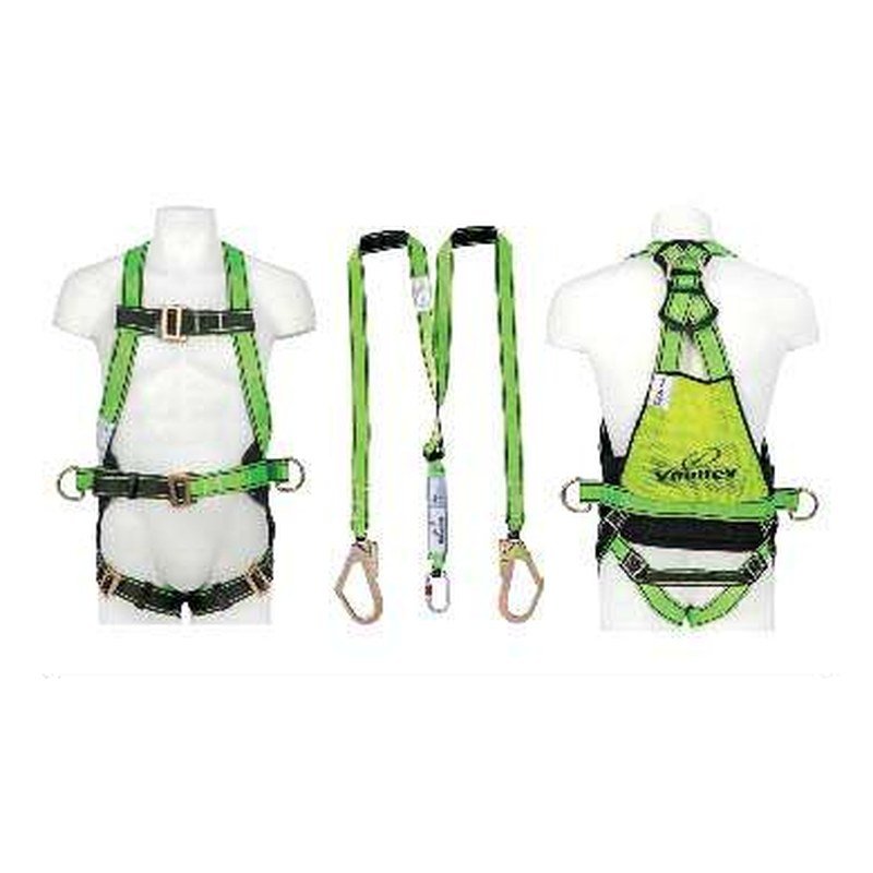 Vaultex CIF Full Body Harness with Twin Webbing Lanyard and Shock Absorber
