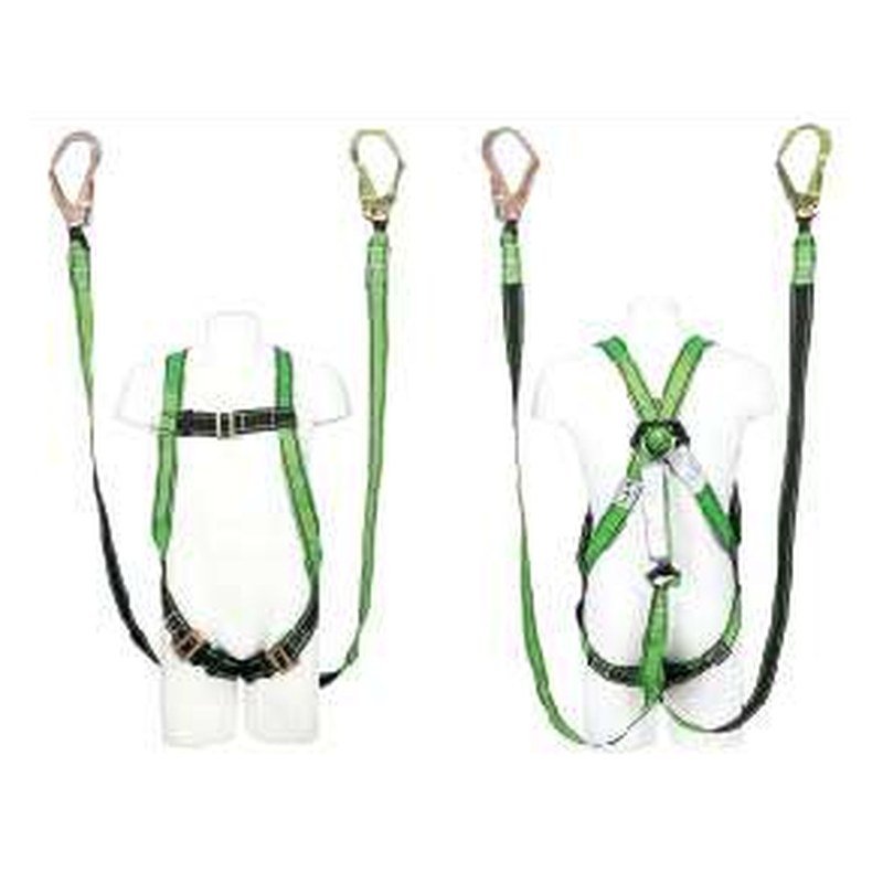 Vaultex EDI Full Body Harness with Twin Webbing Lanyard and Shock Absorber