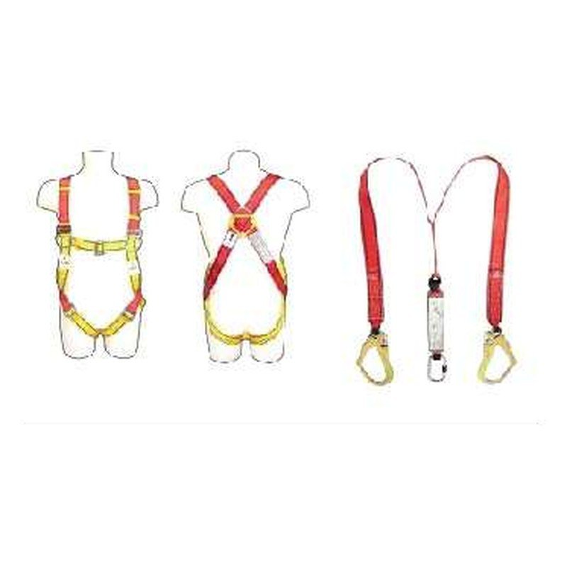 Vaultex OPB Full Body Harness with Integrated Twin Webbing Lanyard and Shock Absorber