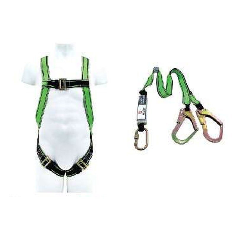 Zecchin KFM Full Body Harness with Twin Webbing Lanyard and Shock Absorber