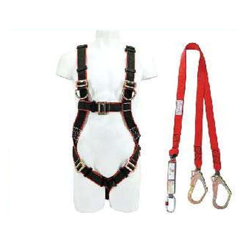 Zecchin MUS Full Body Harness with Twin Webbing Lanyard and Shock Absorber