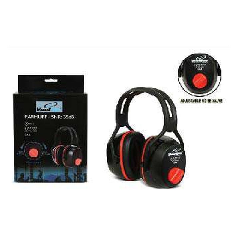 Vaultex LAB ABS Ear Muff with Adjustable Noise Valve