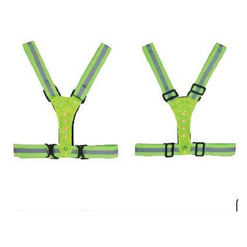 Vaultex MRB Adjustable Reflective Safety Vest with LED